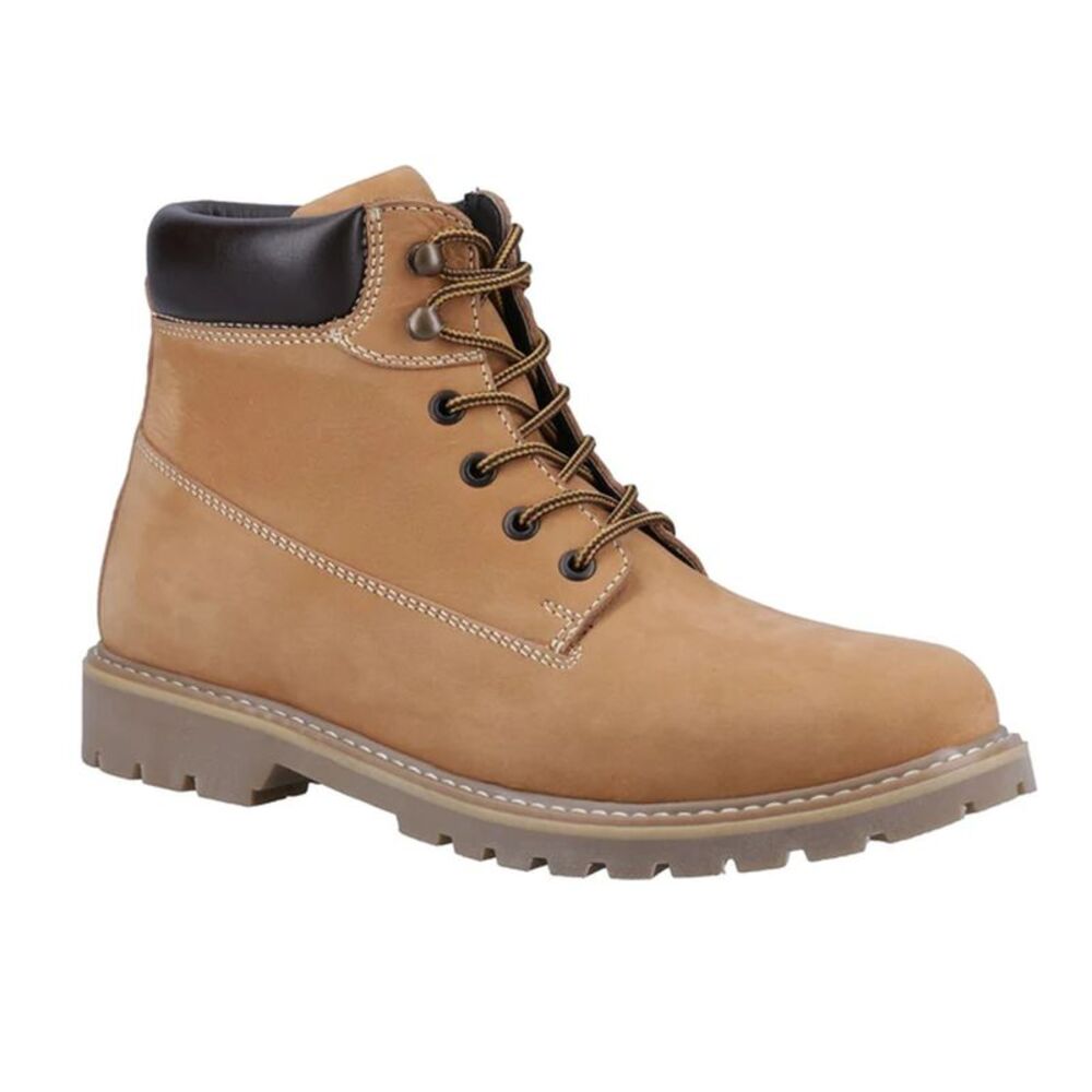 Cotswold Mens Pitchcombe Leather Waterproof Ankle Boots / Tan